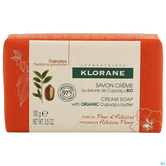 Klorane corps savon hibiscus 100g nf