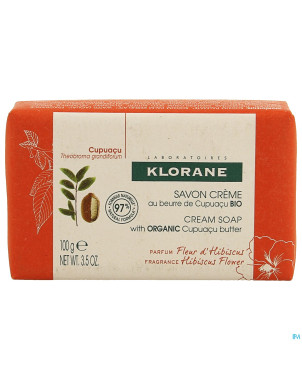 Klorane corps savon hibiscus 100g nf