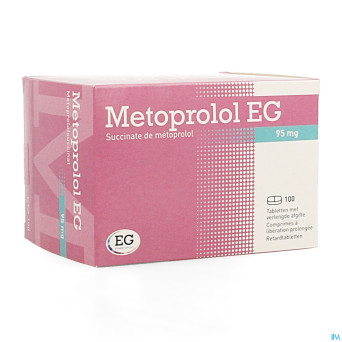 Metoprolol eg  95mg lib.prolongee comp 100
