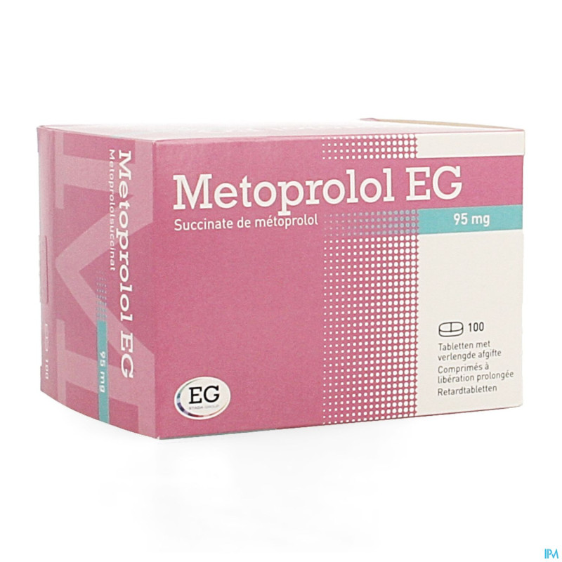 Metoprolol eg  95mg lib.prolongee comp 100