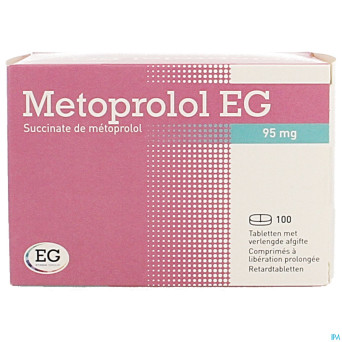 Metoprolol eg  95mg lib.prolongee comp 100