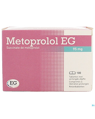 Metoprolol eg  95mg lib.prolongee comp 100