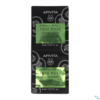 Apivita exp.beauty facemask cucum.int. moist 2x8ml