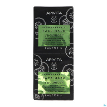 Apivita exp.beauty facemask cucum.int. moist 2x8ml