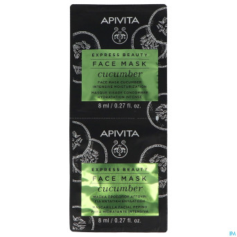 Apivita exp.beauty facemask cucum.int. moist 2x8ml