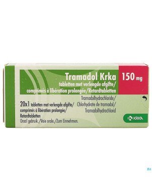 Tramadol krka 150mg lib.prolongee comp  20 x 150mg