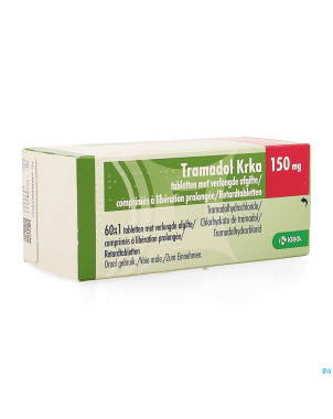 Tramadol krka 150mg lib.prolongee comp  60 x 150mg