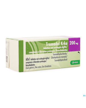 Tramadol krka 200mg lib.prolongee comp  60 x 200mg