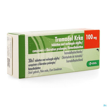 Tramadol krka 100mg lib.prolongee comp  30 x 100mg