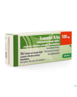 Tramadol krka 100mg lib.prolongee comp  30 x 100mg