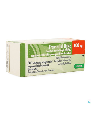Tramadol krka 100mg lib.prolongee comp  60 x 100mg