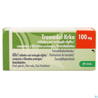Tramadol krka 100mg lib.prolongee comp  60 x 100mg
