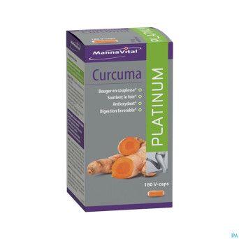 Mannavital curcuma platinum    caps 180