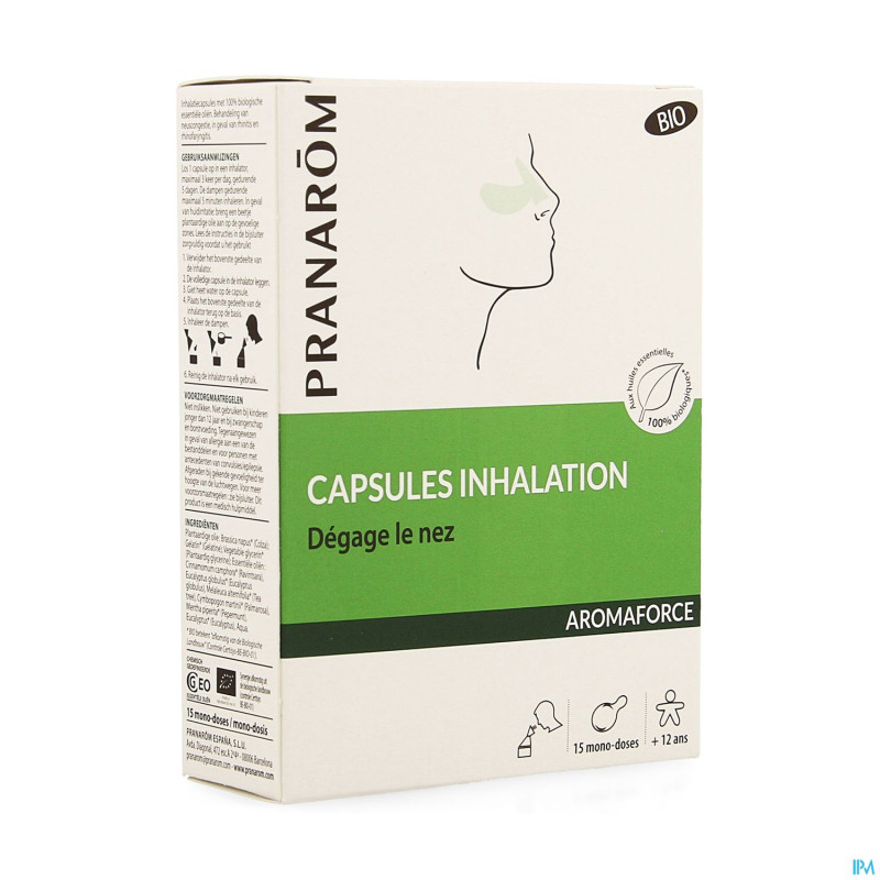 Aromaforce bio inhalation caps 15 nf