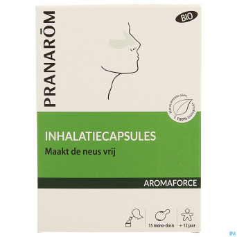 Aromaforce bio inhalation caps 15 nf