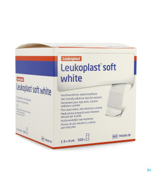 Leukoplast soft white inj. 19x40mm    500
