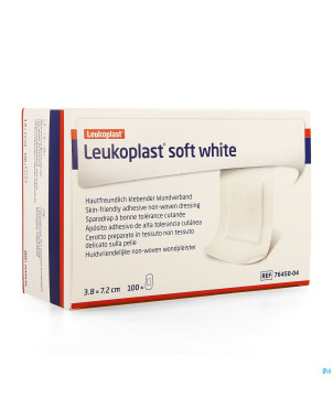 Leukoplast soft white 38x72mm   100