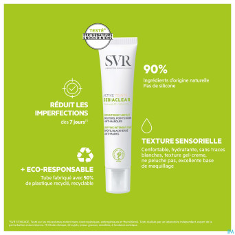 Svr sebiaclear active teintee 40ml