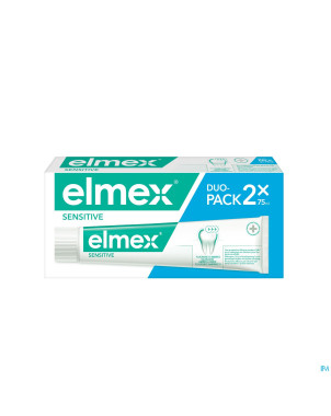 Elmex sensitive dentifrice duo    tube 2x75ml
