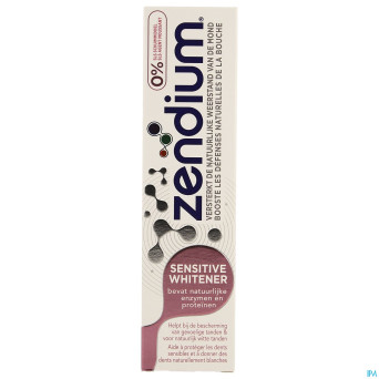 Zendium sensitive whitener dentifrice 75ml