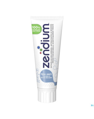 Zendium fresh + white dentifrice 75ml