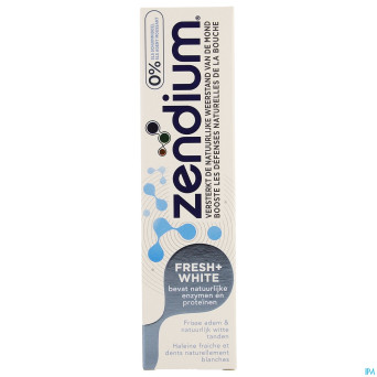 Zendium fresh + white dentifrice 75ml