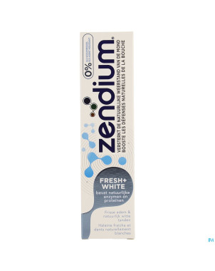 Zendium fresh + white dentifrice 75ml