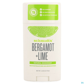 Schmidt's stick bergamot & lime 75g