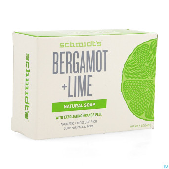 Schmidt's savon bergamot & lime 142g