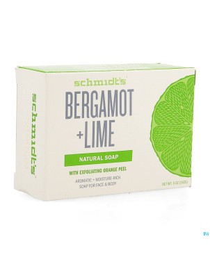 Schmidt's savon bergamot & lime 142g