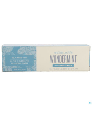 Schmidt's dentifrice wondermint 133g