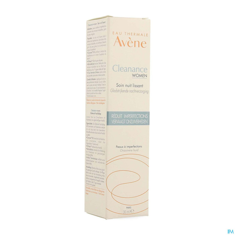 Avene cleanance women soin nuit    creme 30ml