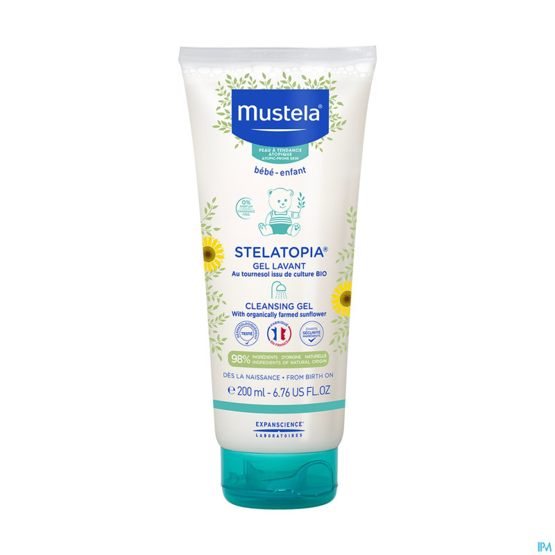 Mustela pa stelatopia gel lavant    200ml nf