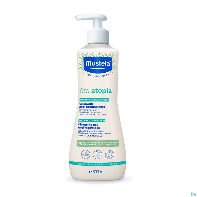 Mustela pa stelatopia gel lavant    500ml nf