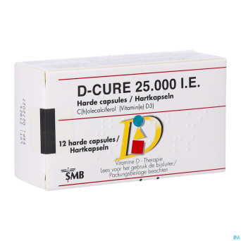 D-cure 25000ui gelules 12