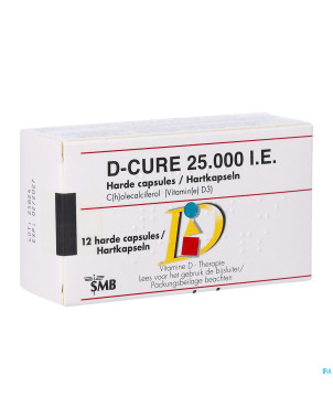 D-cure 25000ui gelules 12