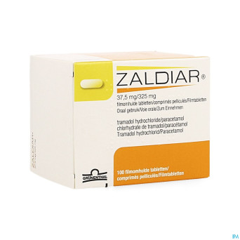 Zaldiar 37,5mg/325mg pi pharma comp pell 100 pip