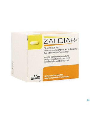 Zaldiar 37,5mg/325mg pi pharma comp pell 100 pip