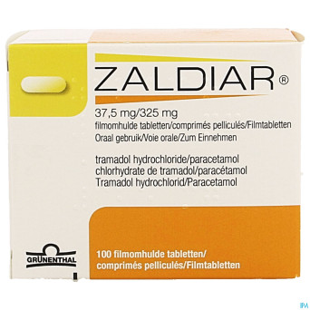Zaldiar 37,5mg/325mg pi pharma comp pell 100 pip