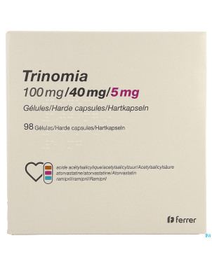 Trinomia 100mg/40mg/ 5,0mg caps dur  98