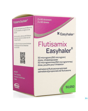 Flutisamix easyhaler 50mcg/250mcg doses 2 x 60