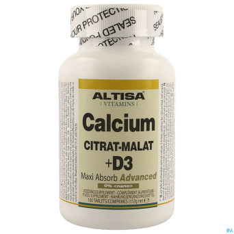 Altisa calcium citrate-malate + d3    comp 100