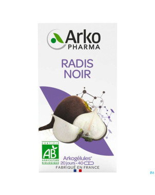 Arkogelules radis noir bio    caps  40