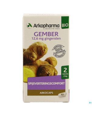 Arkogelules gingembre bio    caps  40