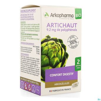 Arkogelules artichaut bio    caps 130