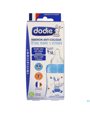 Dodie biberon initiation+ bateau bleu    150ml