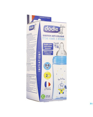 Dodie biberon initiation+ cosmonaute bleu    270ml