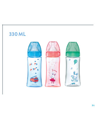Dodie biberon initiation+ bleu pompier    330ml