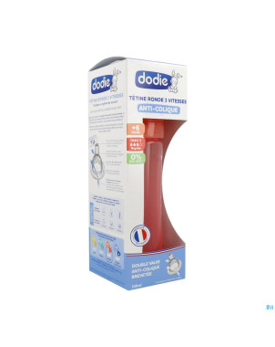Dodie biberon initiation+ rose danseuse    330ml