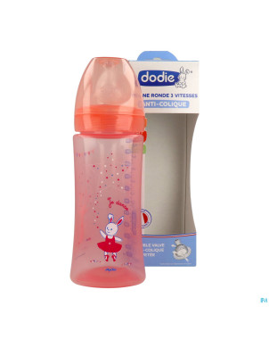 Dodie biberon initiation+ rose danseuse    330ml